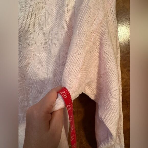 Rose 🌹 rose pattern 80s sweater top - Picture 6 of 9